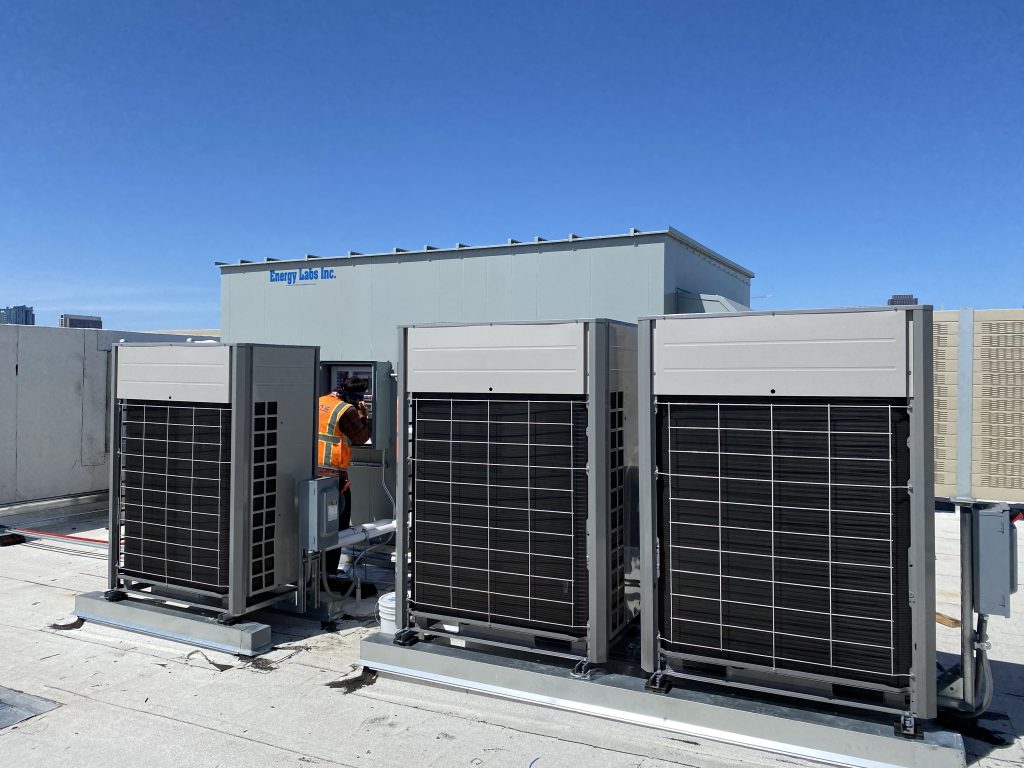Rooftop VRF installed by DMGN